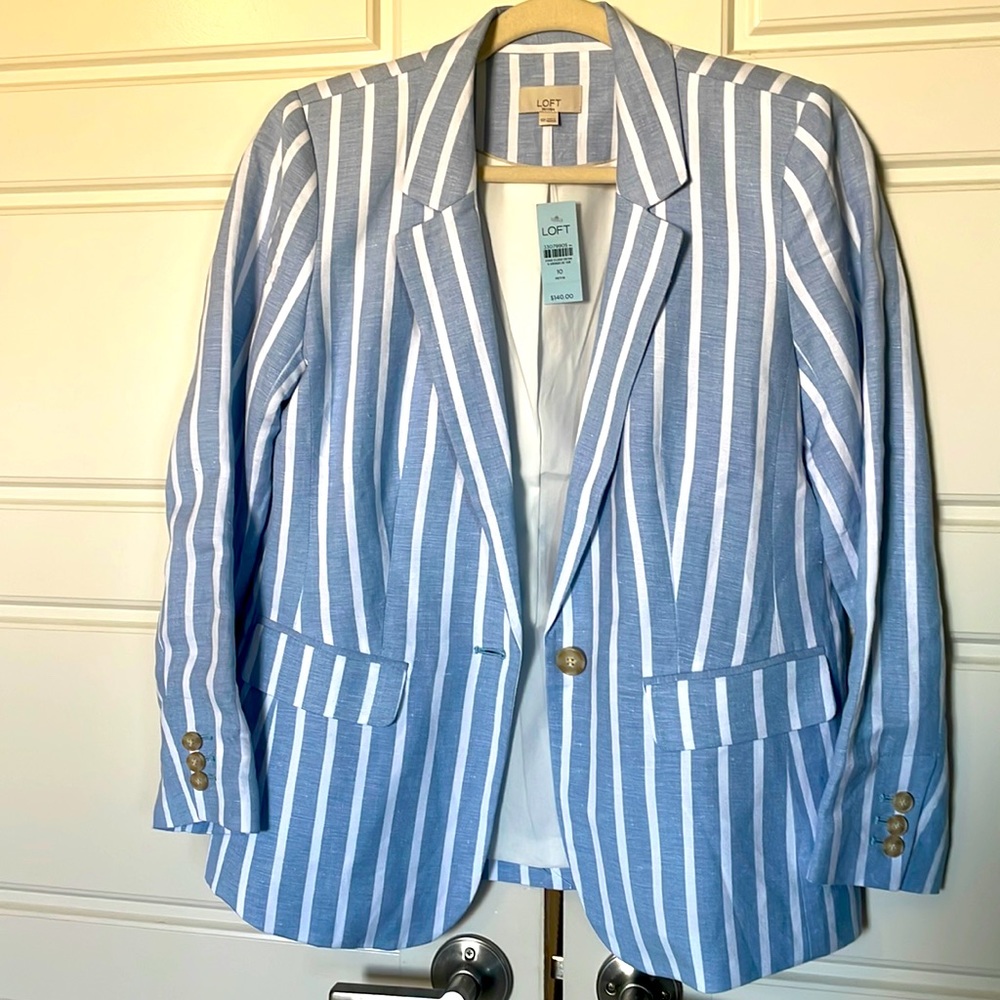 Linen blend Loft jacket